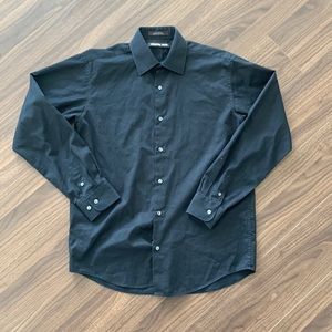 Michael kors boys dress shirt, cotton. Black. Size 18